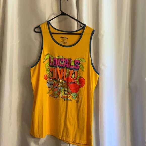 Nickelodeon Other - NWOT SPONGE BOB mens tank in size large